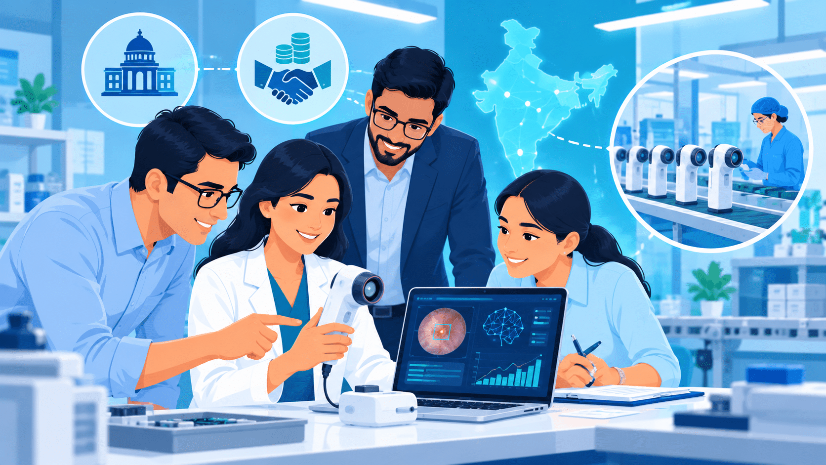 You are currently viewing A government board backs manufacture of a portable AI colposcope for cervical screening